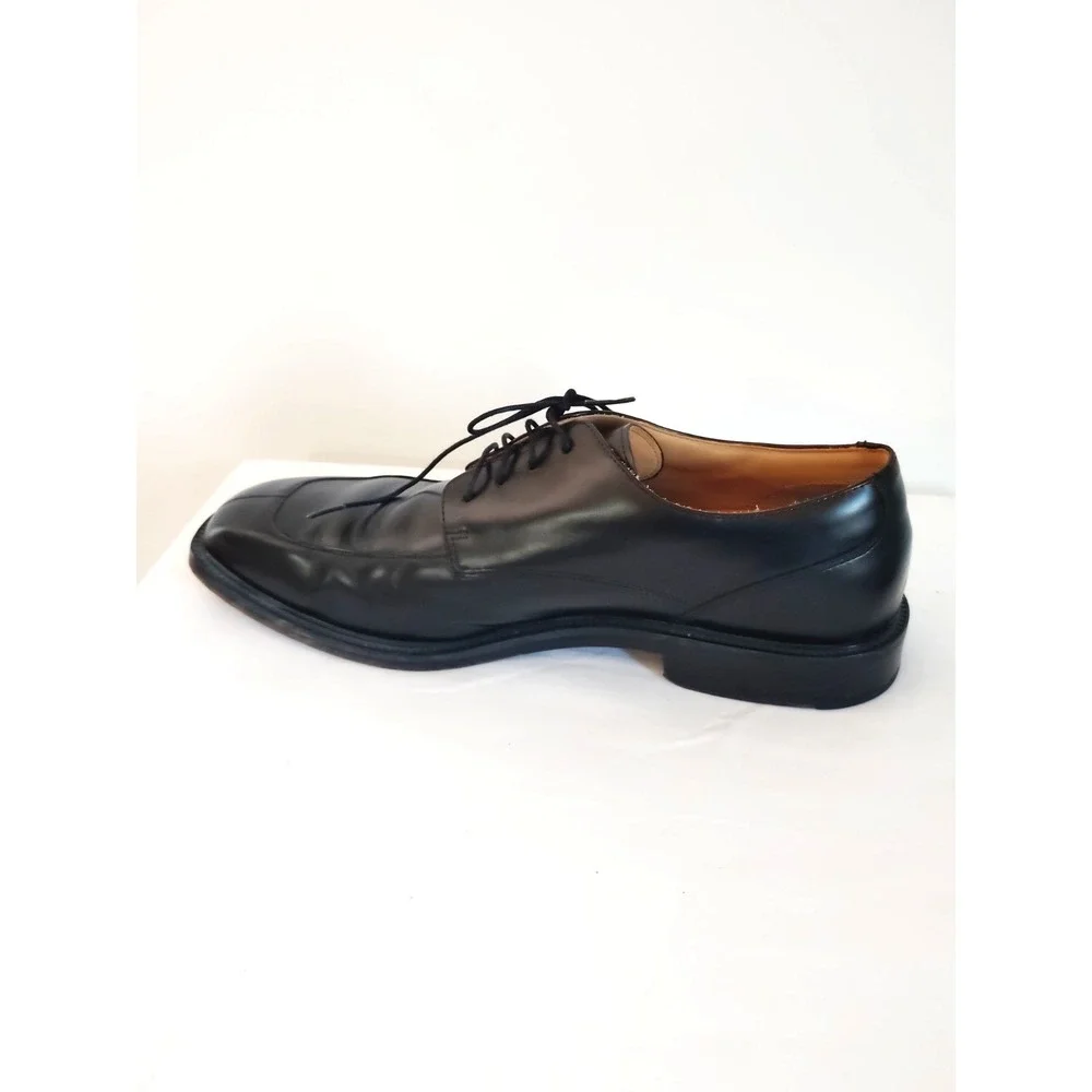 Rockport Men Style Leader 2 Bike Toe Oxford Black Leather Comfy Dress Shoes 10.5